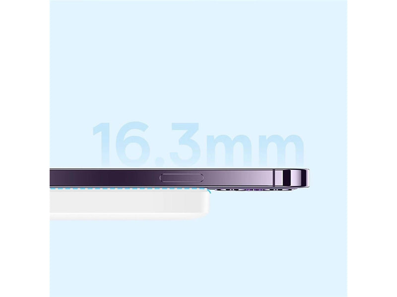 Baseus Magnetic Mini Air PPCXM06A 6000mAh 20W Power Bank with Simple Series USB-C Cable - White - 6000 mAh