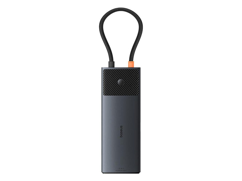 Baseus Metal Gleam II 10in1 HDMI USB-A USB-C RJ45 SD/TF Hub - Gray USB-Hubs