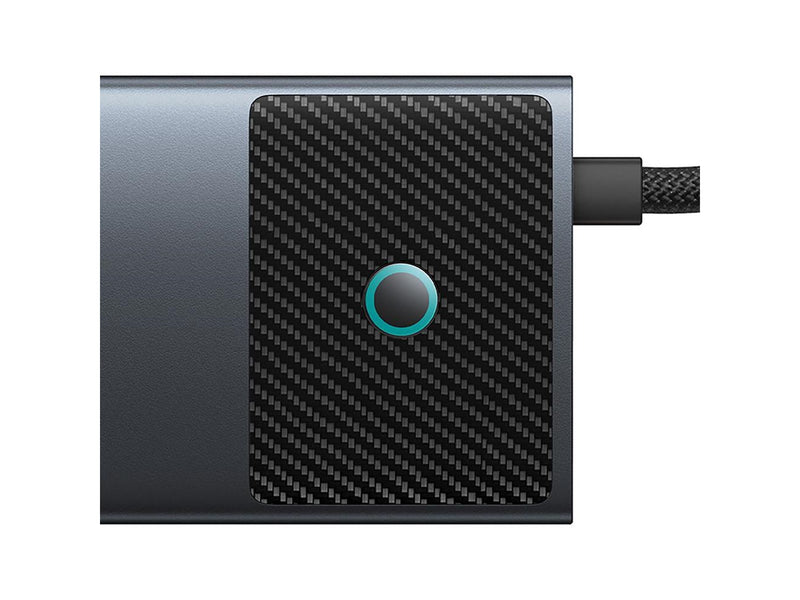 Baseus Metal Gleam II 10in1 HDMI USB-A USB-C RJ45 SD/TF Hub - Gray USB-Hubs