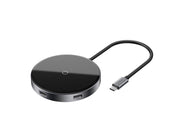 Baseus Mirror series Qi charger and USB-C hub with HDMI 2xUSB 2.0 1xUSB 3.0 and PD USB-Hubs