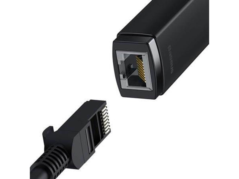 Baseus Network adapter  Lite Series USB-C to RJ45 (black)