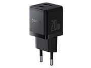 Baseus Palm 20W USB-C USB-A Wall Charger - Black