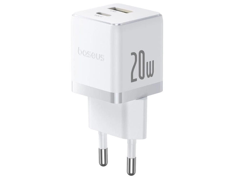 Baseus Palm 20W USB-C USB-A Wall Charger - White