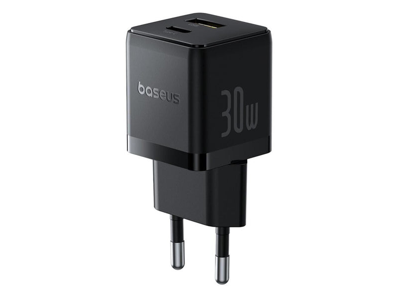 Baseus Palm 30W USB-C USB-A Wall Charger - Black