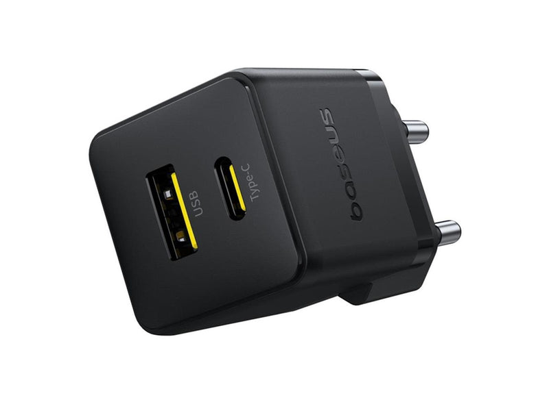 Baseus Palm 30W USB-C USB-A Wall Charger - Black