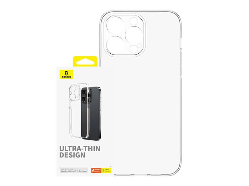 Baseus Phone Case for iPhone 15 ProMax  OS-Lucent Series (Clear)