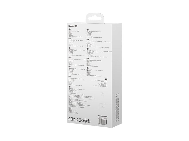 Baseus PioneerJoy 4xUSB-A 3.0 USB-C Hub - Gray USB-Hubs