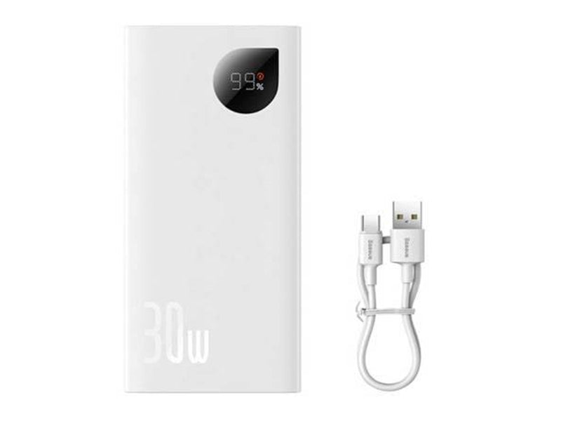 Baseus Powerbank Adaman2 10000mAh 30W White - 10000 mAh