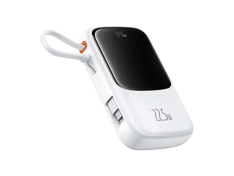 Baseus Qpow Pro+ Power Bank 22.5W 10000mAh USB-C - White - 10000 mAh