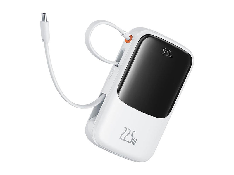 Baseus Qpow Pro+ Power Bank 22.5W 10000mAh USB-C - White - 10000 mAh