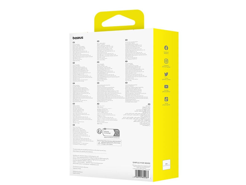 Baseus Qpow Pro+ Power Bank 22.5W 10000mAh USB-C - White - 10000 mAh