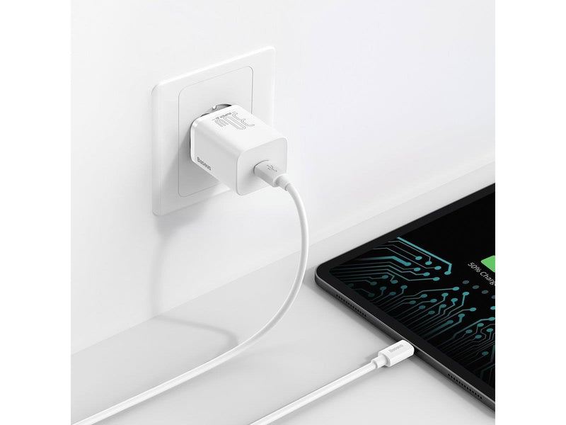 Baseus Quick Charger  Super Si 1C 30W (white)