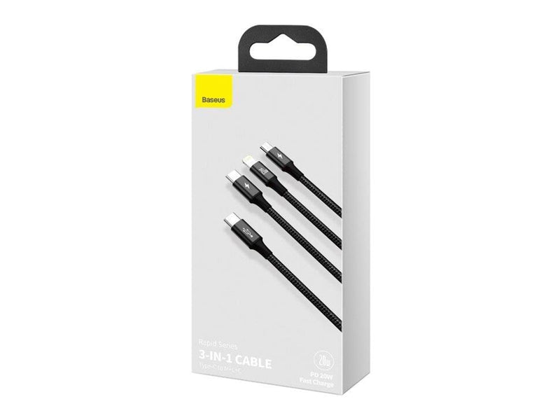 Baseus Rapid 3-in-1 USB cable