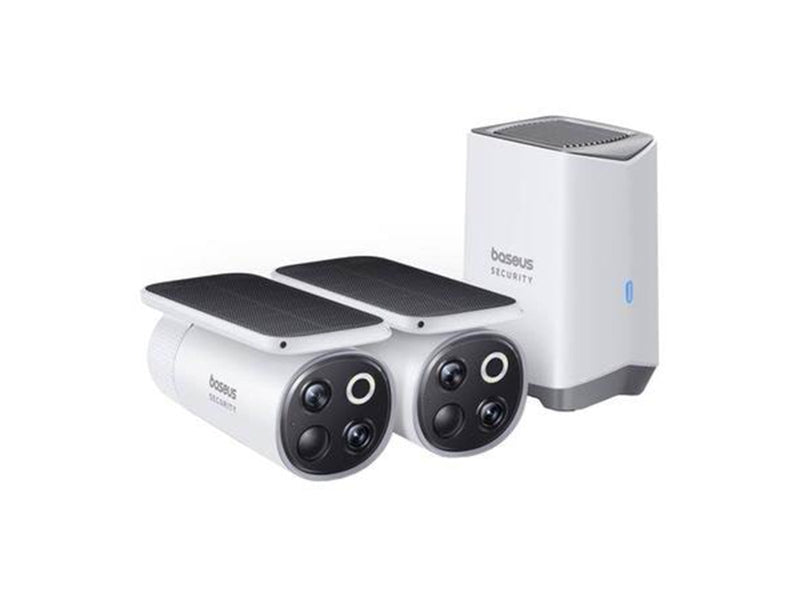 Baseus S1 Pro 3K Dual Outdoor Camera - White