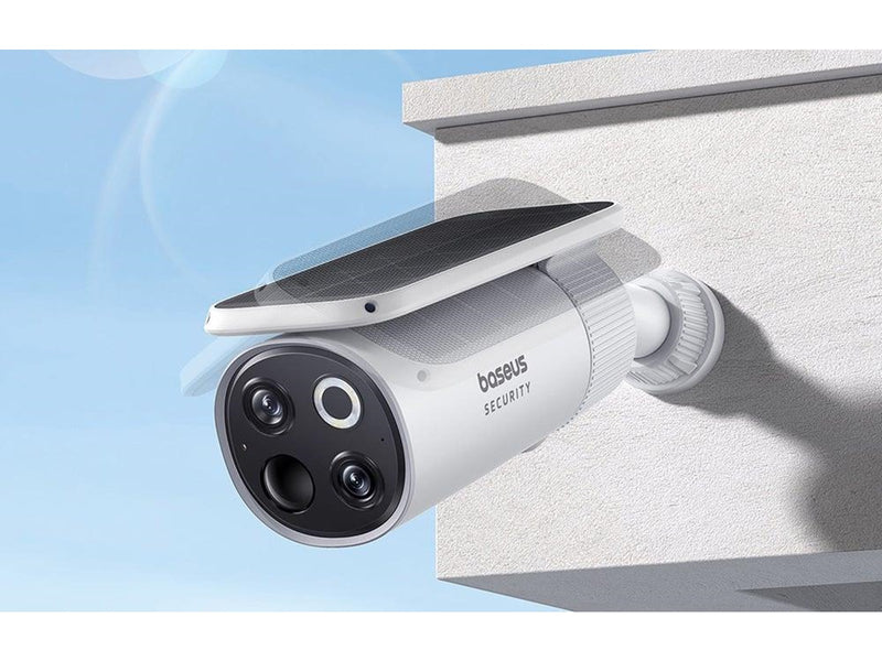 Baseus S1 Pro 3K Dual Outdoor Camera - White