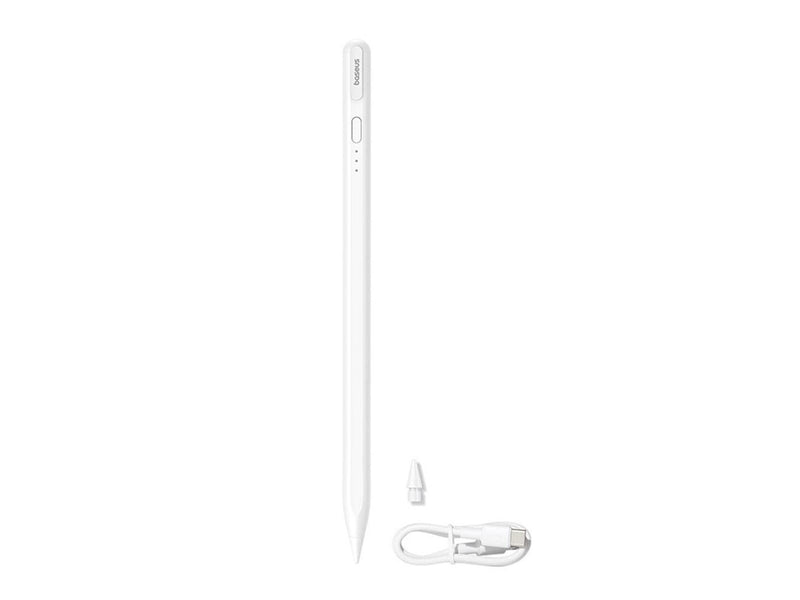 Baseus Smooth Writing 3 Active Stylus Wired Rechargeable Stylus (Writing Angle Detection Version) - White