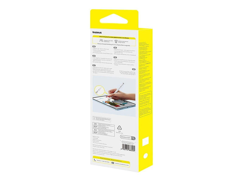 Baseus Smooth Writing III 3-in-1 Passive Stylus - White