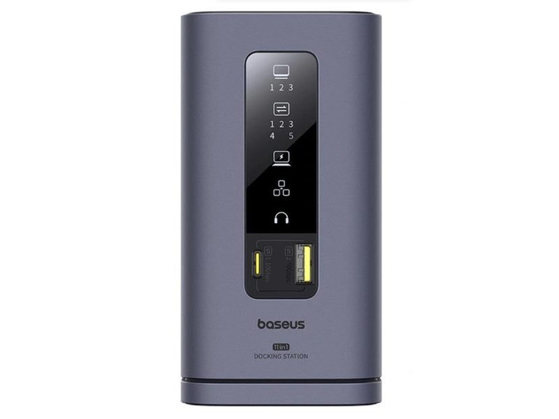 Baseus Spacemate hub USB-C 11in1 docking station USB-Hubs - 11 - Grau