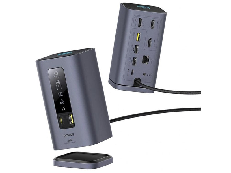 Baseus Spacemate hub USB-C 11in1 docking station USB-Hubs - 11 - Grau