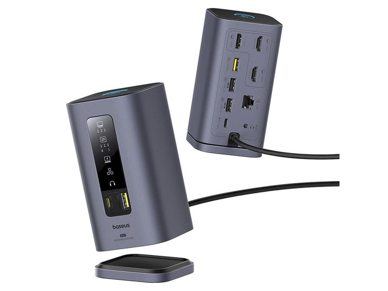 Baseus Spacemate hub USB-C 11in1 docking station USB-Hubs - 11 - Grau