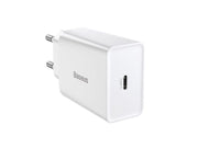 Baseus Speed Mini Quick Charger USB-C PD 3A 20W - White