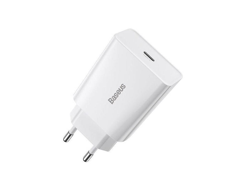 Baseus Speed Mini Quick Charger USB-C PD 3A 20W - White