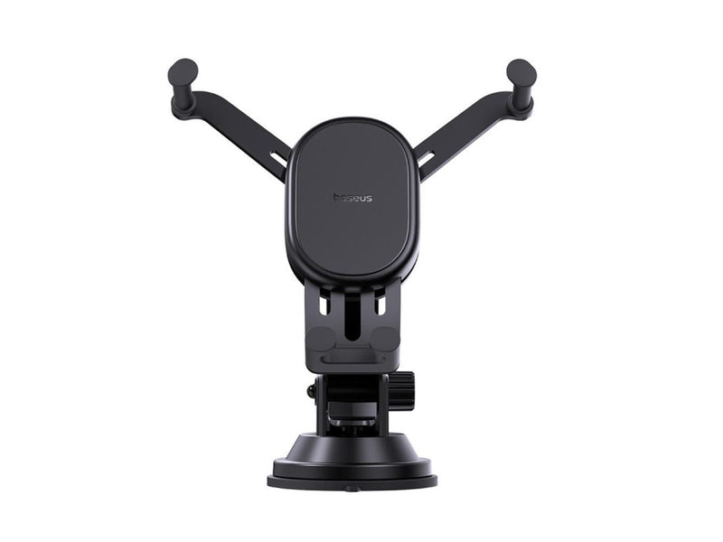 Baseus Stable Car Holder with 15W Inductive Charger Gravity and Suction Cup - Black