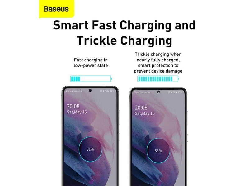 Baseus Super Si Quick Charger 1C 25W with USB-C cable for USB-C 1m (white)