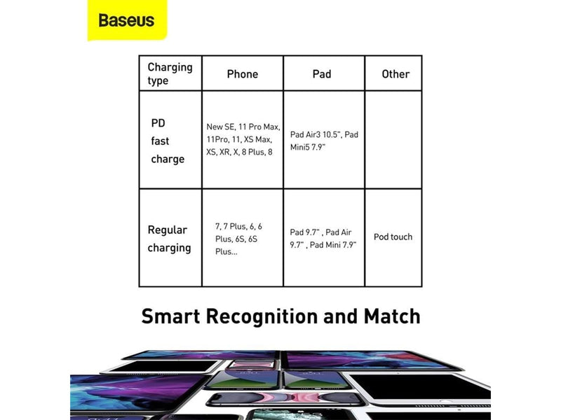 Baseus Tungsten Gold Cable Type-C to iP PD 20W 2m (black)