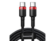 Baseus USB-C - USB-C PD QC cable 100W 5A 480Mb/s 2m - black and red