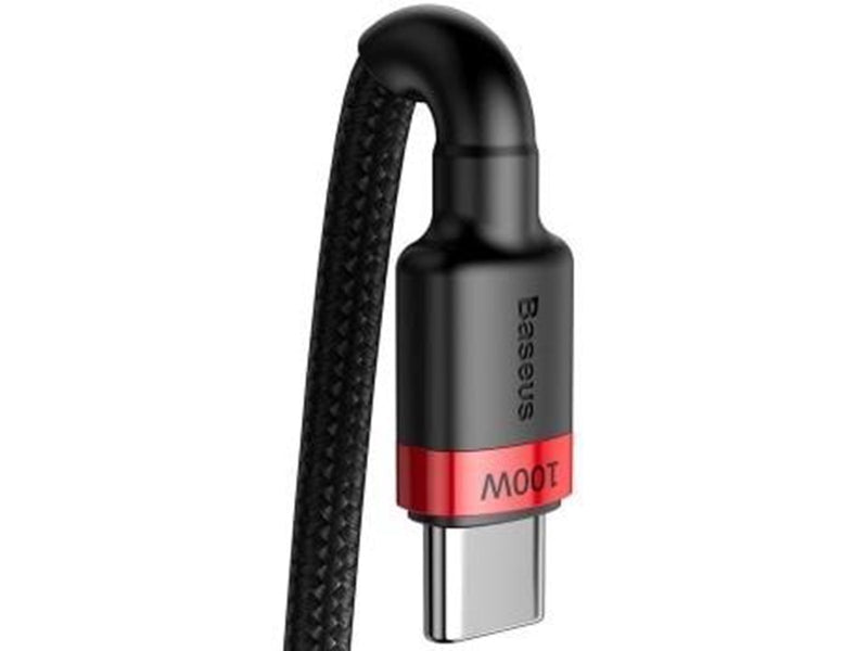 Baseus USB-C - USB-C PD QC cable 100W 5A 480Mb/s 2m - black and red