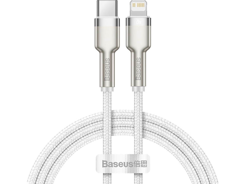 Baseus USB-C cable for Lightning  Cafule PD 20 W 2 m (white)
