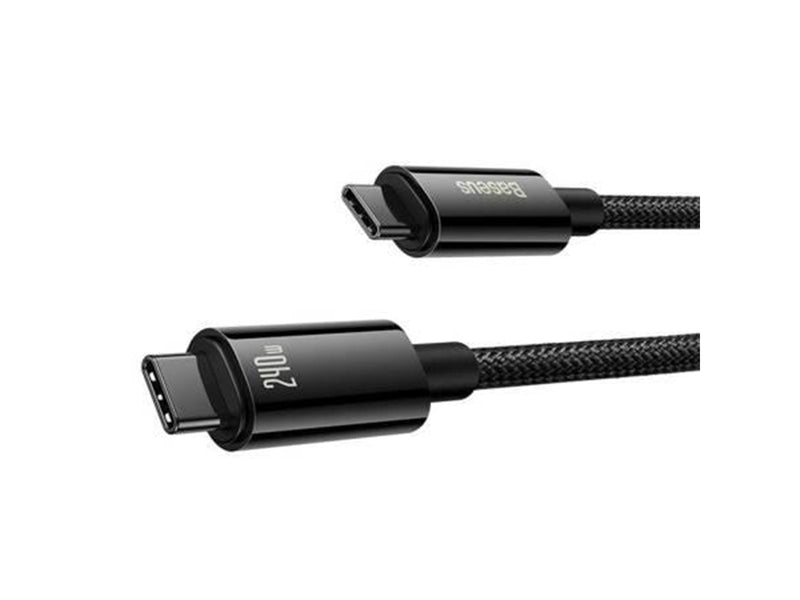 Baseus USB-C to USB-C cable  Tungsten Gold 240 W 1 m (black)