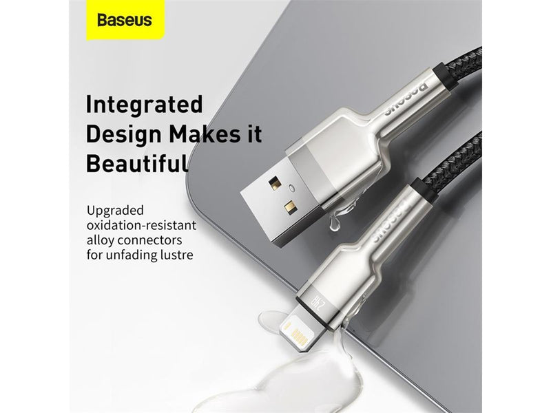 Baseus USB cable for Lightning  Cafule 2.4A 1m (black)