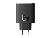Baseus Wall charger  OS-Cube Pro 2xUSB-C + USB 65W (black)
