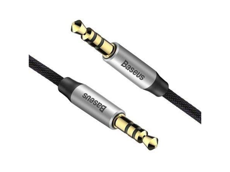Baseus Yiven Audio Cable Cable 3.5 male Audio M30 1.5M Silver+ Black