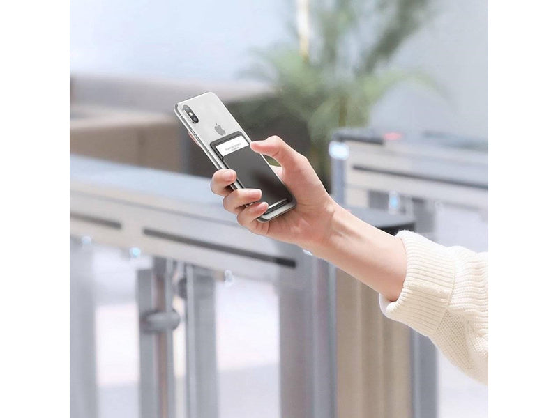 Baseus self-adhesive card case for phone documents gray (ACKD-B0G)