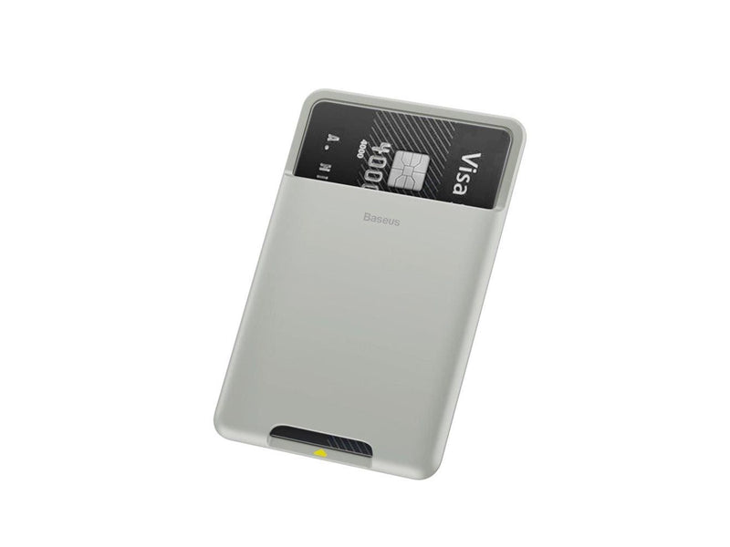 Baseus self-adhesive card case for phone documents gray (ACKD-B0G)