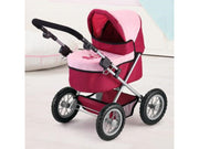 Bayer Design Doll's Pram Trendy - Red/Pink