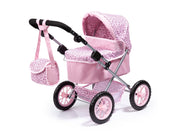 Bayer Design Trendy Doll's Pram - Leopard Pink