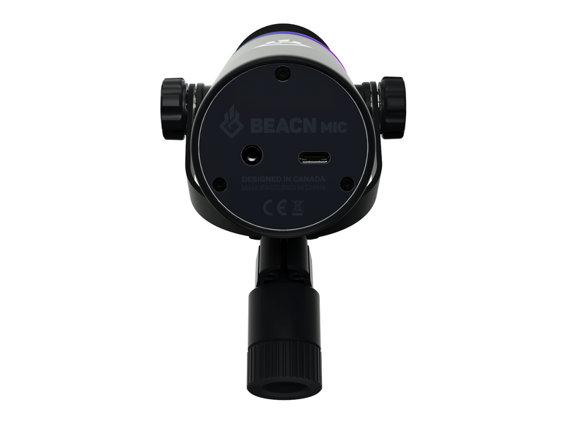 Beacn Mic – Dynamisches Broadcast-Mikrofon mit USB-C-Anschluss – Schwarz