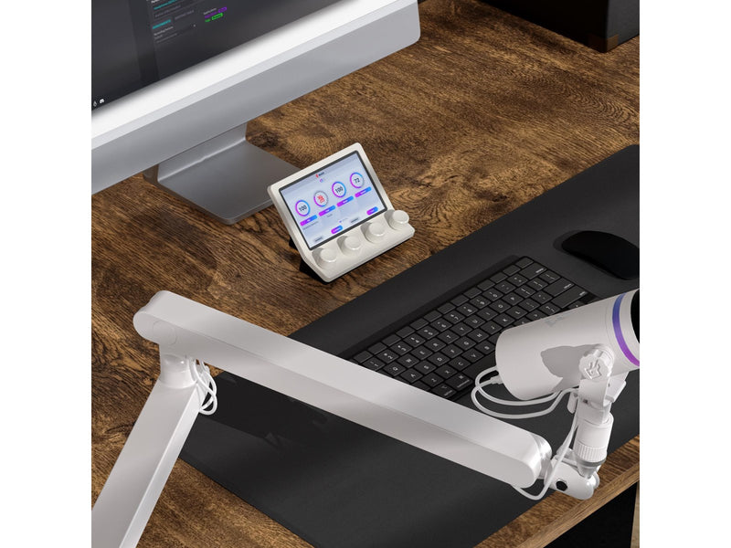 Beacn Mic Stand Low Profile - Weiß
