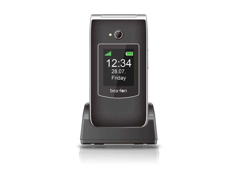 Beafon Silver Line SL645 - black silver - feature phone - GSM