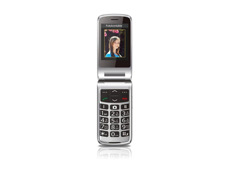 Beafon Silver Line SL645 - black silver - feature phone - GSM
