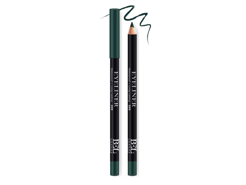 Bel London Hydrogenated Vegetable Oil Waterproof Colour Long Lasting Gel Pencil Eyeliner 205 Green 0.78 g