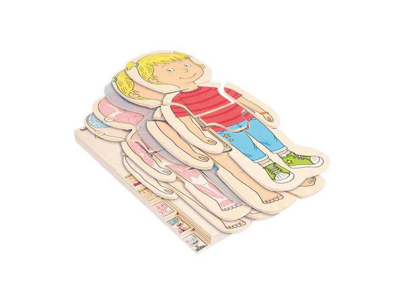 Beleduc Wooden Layered Puzzle Girl - 5 Layers Holz