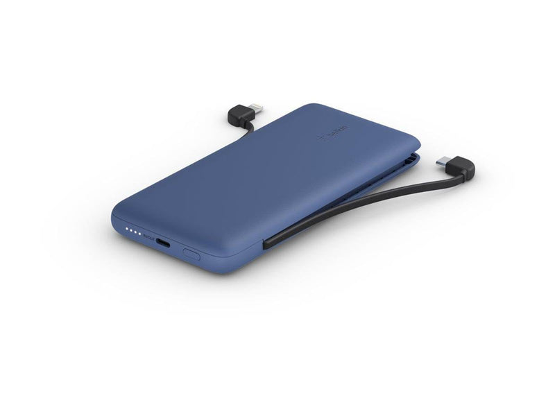 Belkin 10K PD Power Bank with Integrated Cables - 10000 mAh