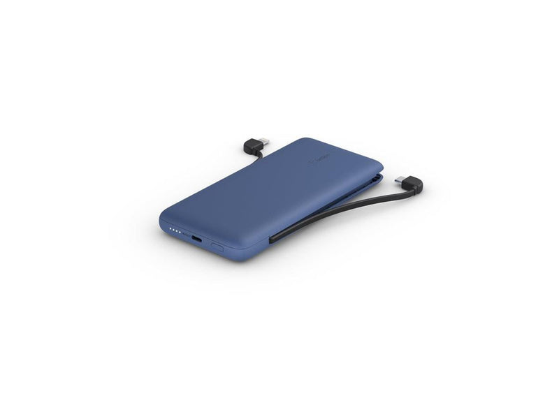 Belkin 10K PD Power Bank with Integrated Cables - 10000 mAh
