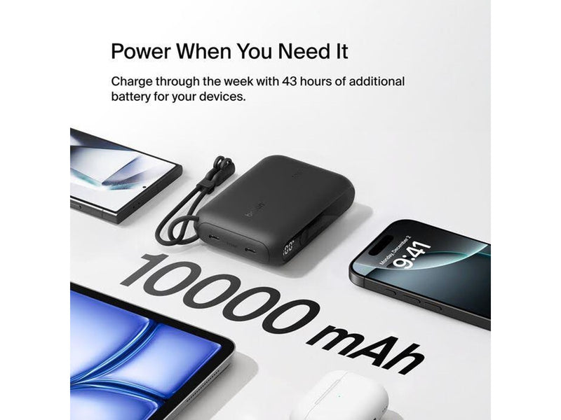 Belkin 10K PD20W Power Bank with Display - 10000 mAh