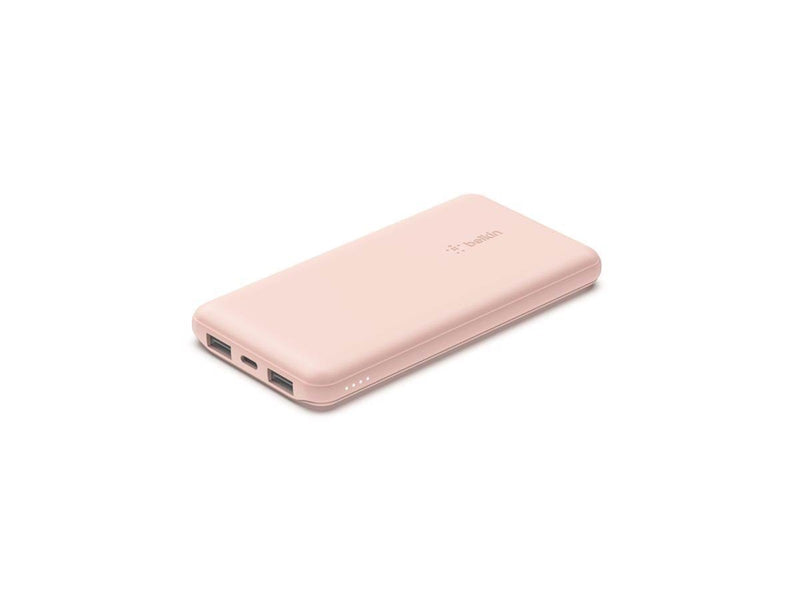 Belkin 10K Power Bank w/USB-C 15W - Rose Gold - 10000 mAh